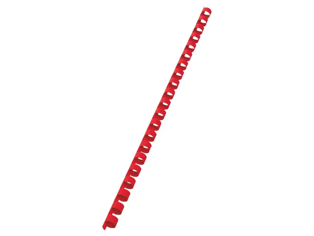 Bindrug GBC 10mm 21-rings A4 rood 100stuks
