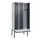 locker met bank,voor scheiding van kleding,HxBxD 2120x900x815mm,3vak