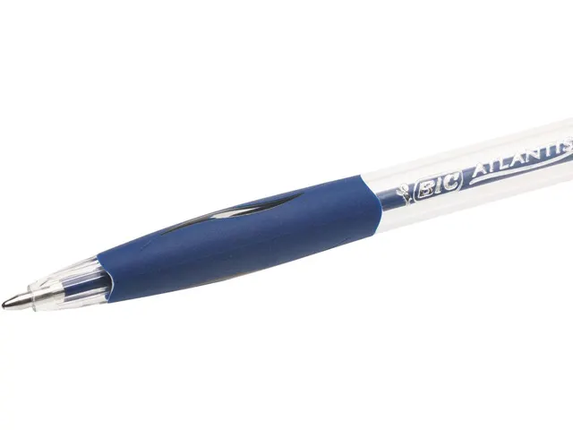 Balpen Bic Atlantis classic grip clic medium blauw