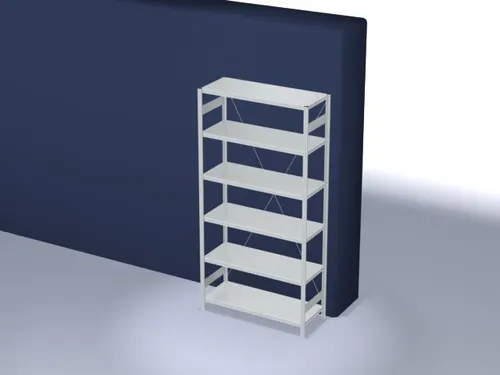 systeemstelling,grondveld,HxBxD 2500x1360x535mm,vakl. 185kg