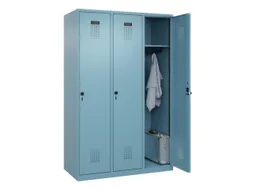 locker,HxBxD 1850x1200x500mm,3vak,vak B 400mm,draaigrendel
