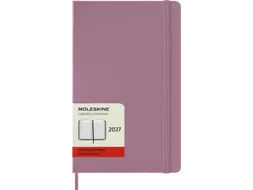 Agenda 2027 Moleskine 12M Daily 1dag/1pagina large hc majestic pink