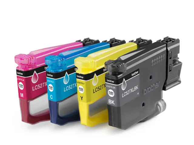 Inktcartridge Brother LC-527XL HC zwart + 3 kleuren