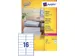 Adresetiket Avery QuickPeel L7162-250 99.1x33.9mm Wit 4000 Stuks