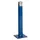 Staande Asbakzuil 2 liter H 1005mm Rechthoekig Ral5010 Zilverkleurig