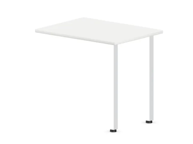 aanbouwtafel,i.h.v.,HxBxD 720-840x800x600mm,Bl-wit