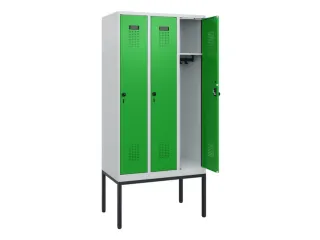 schoollocker,HxBxD 1950x900x500mm,3vak,vak B 300mm,draaigrendel - 1