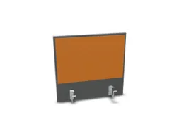 opzetpaneel bureau aanbouw achter MS-donkergrijs BN3005-geel 600mm