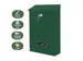 Brievenbus Basic Groen