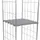 hygiënisch legbord,v. Gaasbox BxD 710x812mm,draagverm. 150kg,HDPE