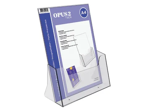 Folderhouder Europel A4 transparant