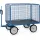 Handtrekwagen Trekoog 6445vz 1000kg 1600x900mm Draadgaas Rubber
