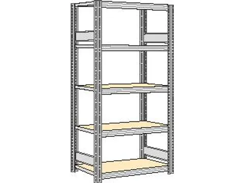 magazijnstelling,grondveld,HxBxD 2000x1061x426mm,vakl. 250kg