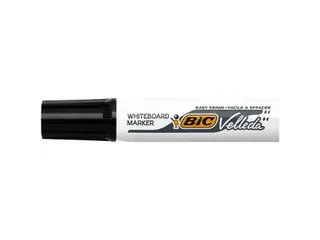 Viltstift Bic Velleda 1781 whiteboard schuin large zwart - 1