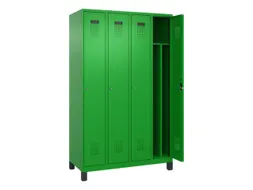 locker voor scheiding van kleding,HxBxD 1950x1200x500mm,4vak