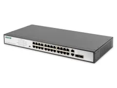 Fast Ethernet PoE Switch 24-Poort PoE 19 Inch