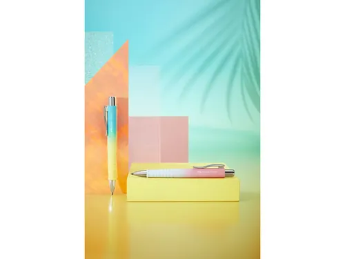 Balpen Faber-Castell Polyball Summer 24 x 2 kokers elk 12 stuks Sunset