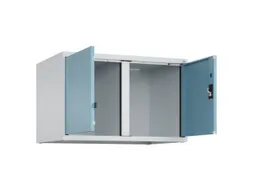 opzetkast,v. locker voor scheiding van kleding,2vak.,vak B 400mm