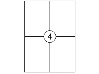Etiket Quantore 105x148mm wit 60 stuks - 1