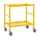 tafelwagen,draagverm. 150kg,2etage(s),laadvl. LxB 625x414mm