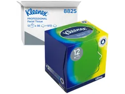 Facial tissues Kleenex kubus 3-laags 56stuks wit 8825