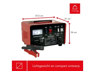Lader Voor 12/24 V Lood-Zuurbatterijen - Met Boostfunctie - 20 A - 9