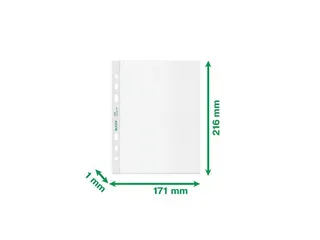 Showtas Leitz Recycle A5 6-gaats PP transparant mat - 9