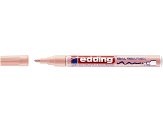 Viltstift Edding 751 lakmarker rond pastel roze 1-2mm - 1