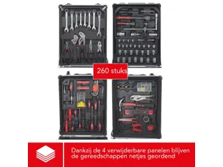 260-Delige Aluminium Gereedschapskoffer - 6