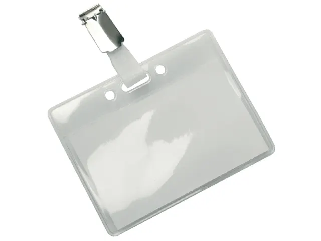 Badge Europel met strip en clip 90x60mm