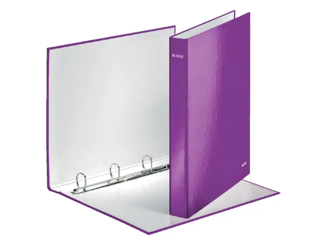 Ringband Leitz Wow 4242 4 rings A4 Paars