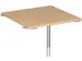 koppelelement voor bureau,90 °,HxBxD 680-820x800x800mm,blad beuken
