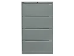 hangmappenkast HxBxD 1321x800x622mm 4hangmappenframes zilver