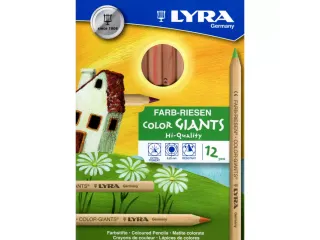 Kleurpotlood LYRA Color Giants Nature set à 12 kleuren - 1