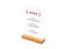 Porte-menu de table IEZZY A4 socle bois