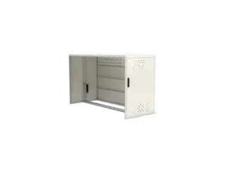 fietsgarage,aanbouwveld,HxBxD 1250x850x2050mm,wanden staal,dak staal - 2