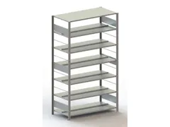 dossierstelling,grondveld,HxBxD 2200x1256x636mm,vaklast 100kg