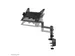 Neomounts NEXT Lite DS20-425BL1 Laptophouder monitorarm - 11.6-17.3 in