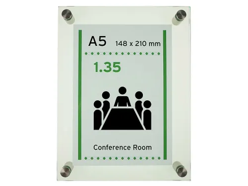 Menoor Deurbord Premium Glasslook A5 Plexiglas