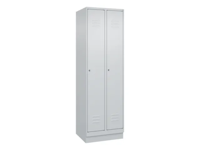 locker,HxBxD 1950x600x500mm,2vak,vak B 300mm,cil.-slot,sokkel