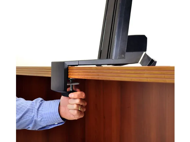 Werkstation Zit-sta Workfit S Duo Zwart