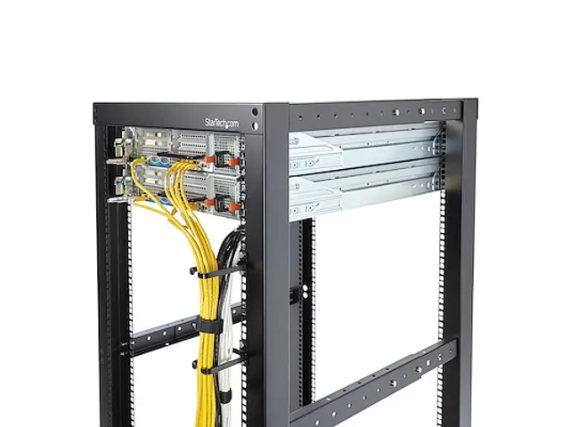 1U verticale kabel-D-ringhaak voor serverracks 4,5 x 10 cm