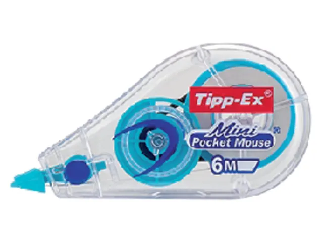 Correctietape Tipp-Ex mini pocket mouse 5mmx6m display à 30 +10 grati