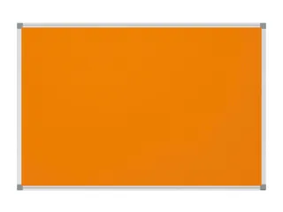 Prikbord MAULstandaard 90x180cm Textiel Oranje - 1