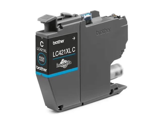 Inktcartridge Brother LC-421XLC blauw