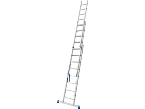 multifunctionele telescoopladder,3x8,sporten,balk L 2,3-5,2m,aluminium