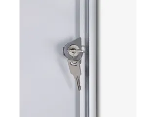 Vitrinebord Quantore voor binnen 8x A4 zilver - 4