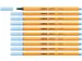 Fineliner STABILO point 88/11 fijn ijsblauw