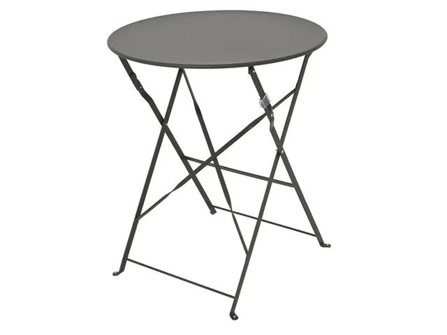 Bistroset staal 3-delig antraciet