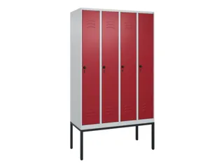 locker voor scheiding van kleding,HxBxD 2120x1200x500mm,4vak - 1